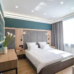 Apartments Nova Hotels near Botanical Garden of Plotnikov in Omsk State Agrarian University
