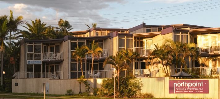 Northpoint Holiday Apartments Hotele w: Mooloolaba