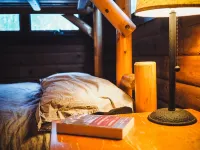 Quaint 2-bedroom Pan Abode Cedar Log cabin  on FENCE LAKE in Lac du Flambeau. - Alppimaja