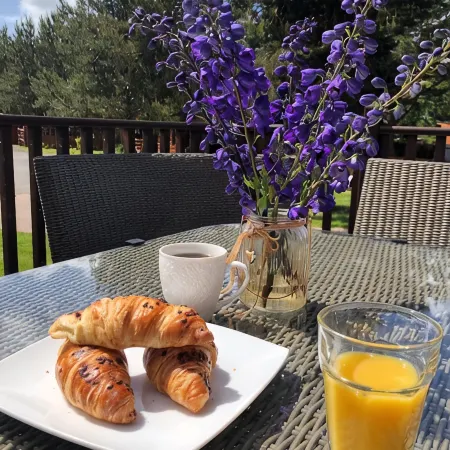 Beautiful 3 bedroom lodge with hot tub in stunning Northumberland