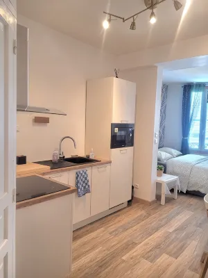 Charmant Studio 26m² au Cœur de Troyes Idéal Pour 2 Proche de Tout! - 3-Star