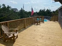 Cheerful, Semi Oceanfront, pet friendly, w/pool