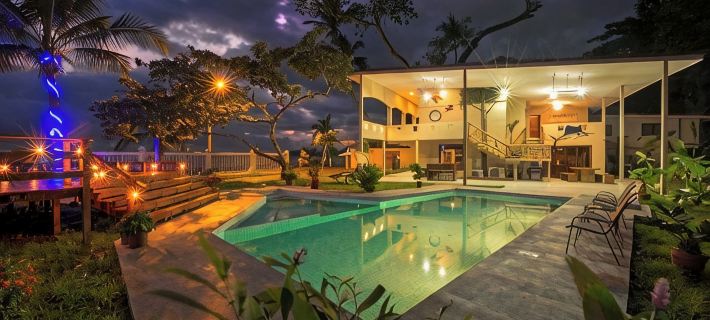 Luxury Oceanfront Villa on South End of Jaco Beach, Nicest Part of Jaco Beach Hotels in Jacó