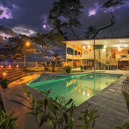 Luxury Oceanfront Villa on South End of Jaco Beach, Nicest Part of Jaco Beach