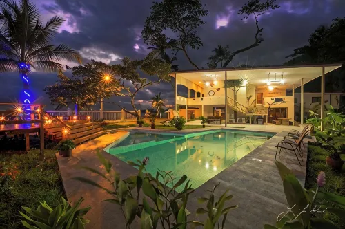 Luxury Oceanfront Villa on South End of Jaco Beach, Nicest Part of Jaco Beach