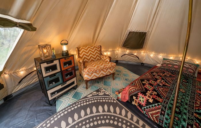 Boho Off-Grid Glamping at Honeysuckle Springs