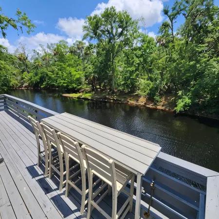 Riverfront! Snappin Turtle Cabin, Balcony-Floating dock-Fishing.