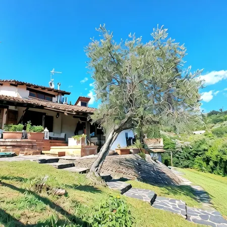 Villa Veranda, big private pool in relaxing green hills just 4 km from the beach