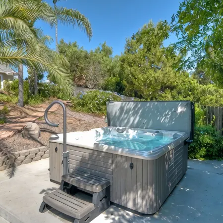 Two Homes, One Lot Sleeps 18, Pool & Hot Tub Private Villa, 9 Miles from Beach.