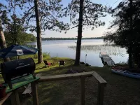 Cozy lakefront home on Dowling Lake, Superior WI. Private dock w/Kayaks. - 4-Star