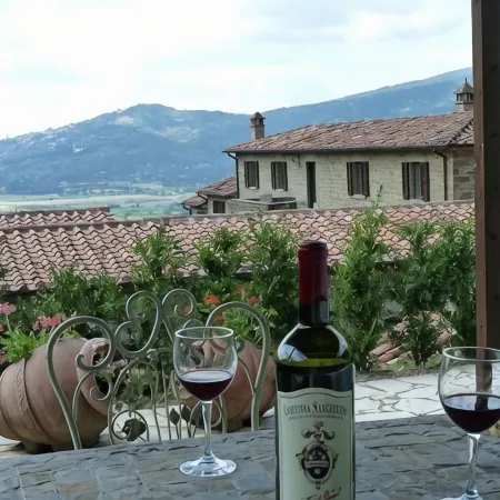 Luxury Cortona View Hilltop Villa