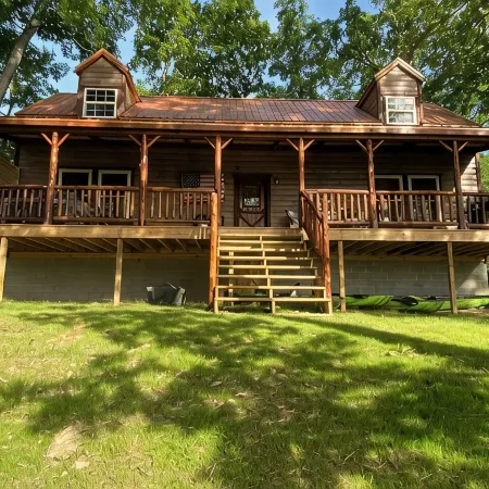 Brand New Lakefront Cabin with hot tub close to Ark Encounter