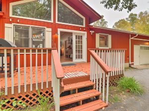 Rustic Red Cabin w/ Deck in Maggie Valley Club!