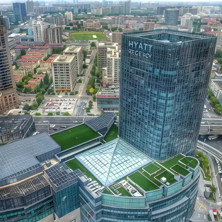 Hyatt Regency Shanghai, Wujiaochang Отели рядом с достопримечательностью «Стадион «Цзянвань»»