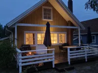 Swedish house by the lake in the Müritz National Park