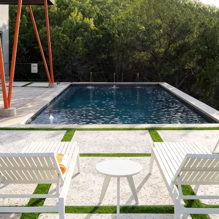 Award-Winning Modern Lakehouse w/ Private Pool & Sunset Views