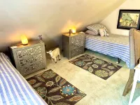 Log Cabin at the Goat Sanctuary, Healing for Humans and Animals