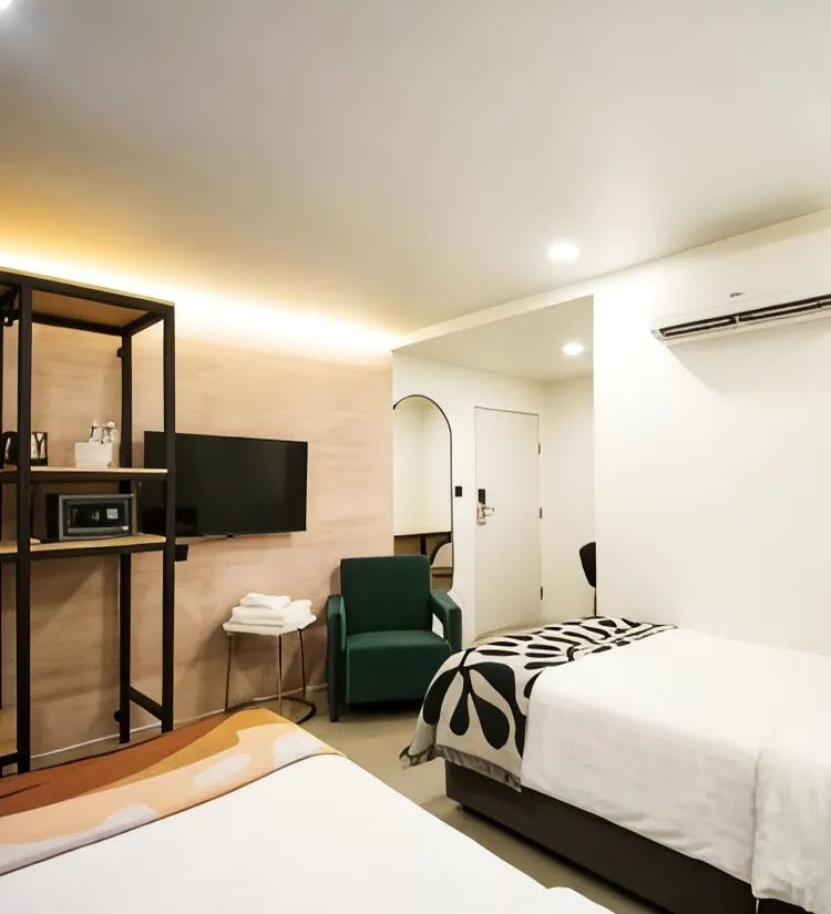ห้องดีลักซ์ เตียงแฝด