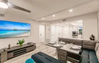 Vanderbilt Beach Condo, Bay Views, New Saltwater Pool, Walk to Beach