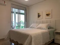 Moderno e espaçoso apto com 3 suites, de frente para o mar - Módulo 3 - Riviera - Balkon