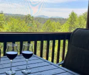 Spectacular Mountain View, rustic log, hot tub, deck fireplace - Vuoristonäköala
