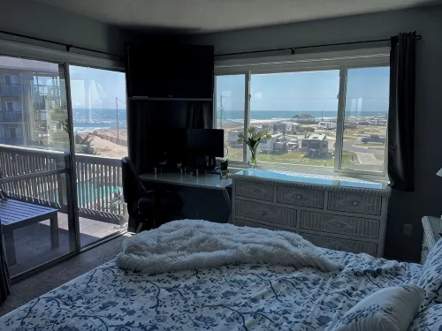 Expansive Ocean View: Private Balcony, Pool, Elevator & Executive Office