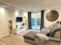 Elegant new building between Hamburg & Lübeck, Baltic Sea with parking lot in Reinfeld