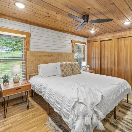 Resort Cabin w/ Firepit, Spacious Deck & Outdoor TV - 2 Miles to SDC