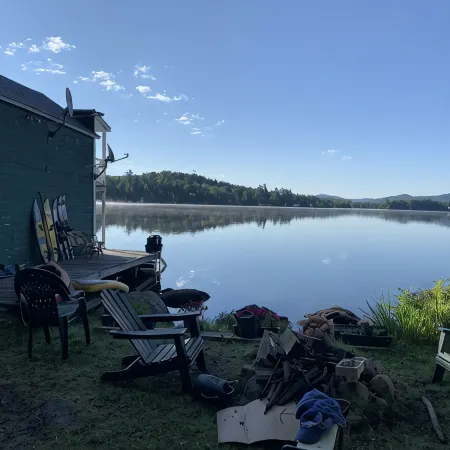 Lake Front Indian Lake Adirondack Camp w/ Boathouse, Sundeck & Boats