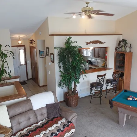 River Front,  Two story duplex with boat dock