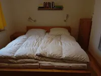 Vacation apartment near the national park and harbor with terrace and parking space