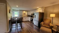 End-unit apartment with spacious lawn