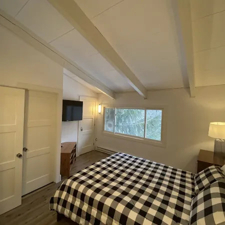 6 Guest 3Br, 2 BA Stratton Condo with Fireplace and Forest Views.