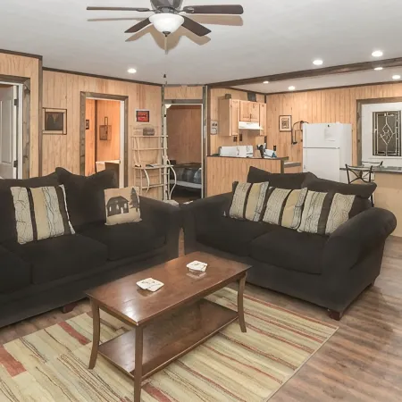 Mid- Lake home, perfect for a group w/ lots of boat and truck parking