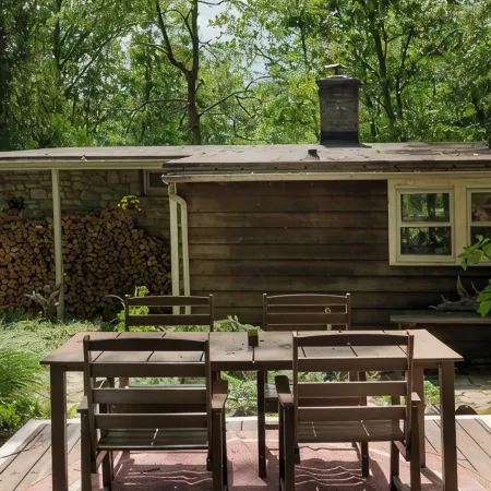 Secluded Cabin Retreat on 6 Acres w/ Fireplace, Trails, Creek & Record Player