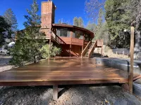 Spacious Secluded Cabin on 9 acres Hot Tub Outdoor Dining Private Trails - Wi-Fi