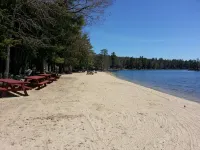 Beautiful Log Home in Suissevale on Lake Winnipesaukee with Beach Access - 4-Star