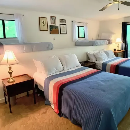Cozy, Modern Camp nestled near Audra State park.