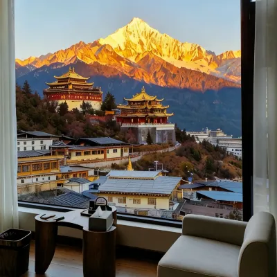 Snow Oxygen Cloud Villa | 360° Panorama Temple View Hotel (Songzanlin Temple) โรงแรมใกล้วัดซงจ้านหลิน