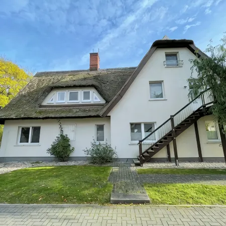 Boddensuite - 90sqm on one level with terrace and private parking space