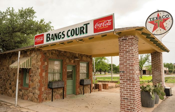 Stay in a Restored 1940s Texaco Station with Spa Bath & Oak Courtyard