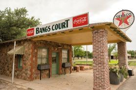 Stay in a Restored 1940s Texaco Station with Spa Bath & Oak Courtyard