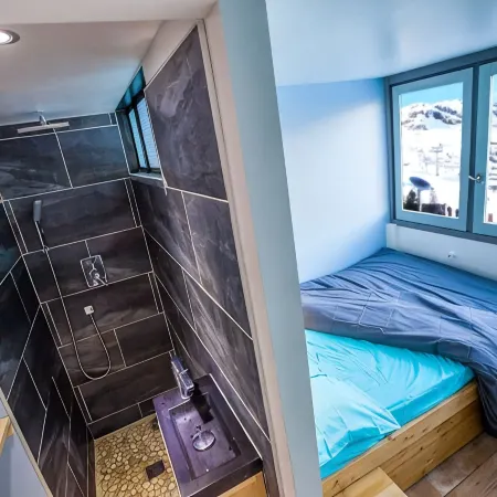 Apartement in the center of Tignes The LAC, at the foot of the slopes, 6 / 8p