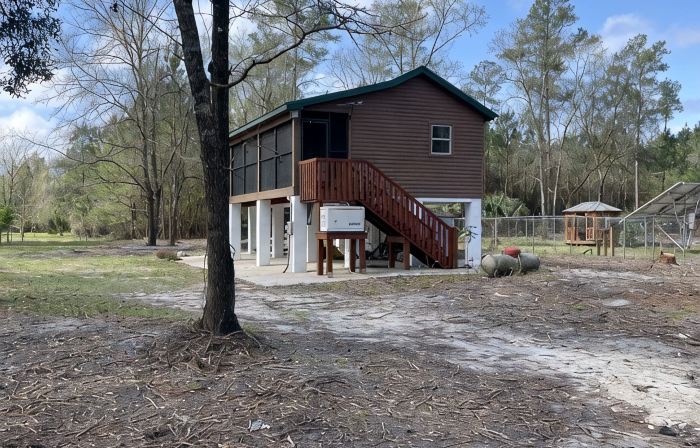 Peace on the river. Wakulla springs nearby. Wakulla River adjoins property