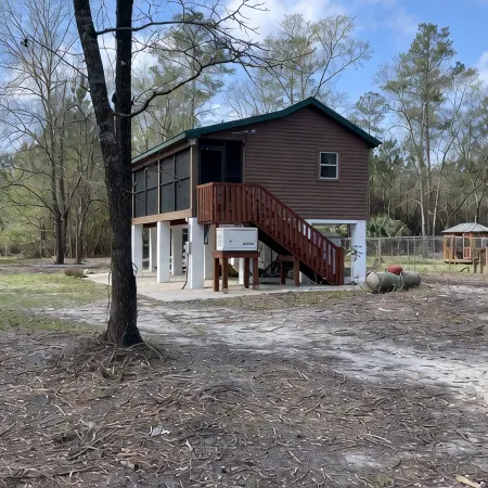 Peace on the river. Wakulla springs nearby. Wakulla River adjoins property
