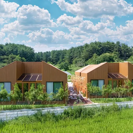 Gangneung Hyusik Ryokan Pool Villa Отели рядом с достопримечательностью «Библиотека «Сунджу»»