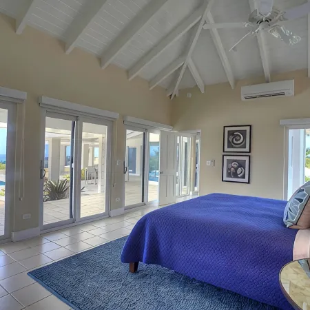 Exquisite house overlooking Caribbean ocean, 7.7 gated acres.