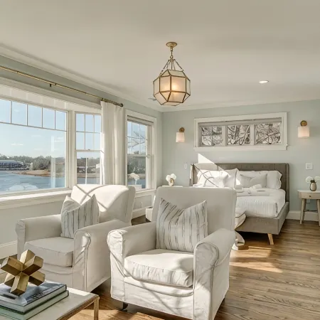Luxury Ocean Front Home w/ its own Private Beach. New, Clean+ High end finishes.