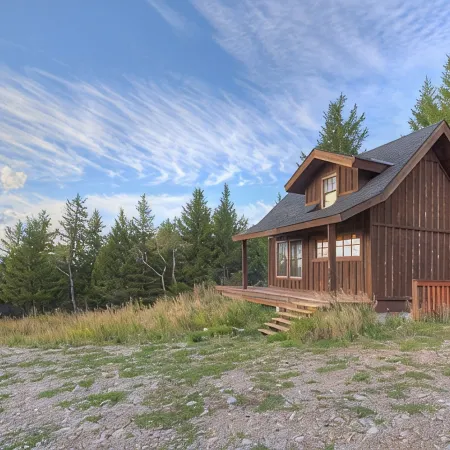 Fox Creek cabin in the woods