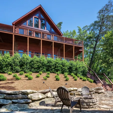 Amazing LAKE FRONT Log Cabin